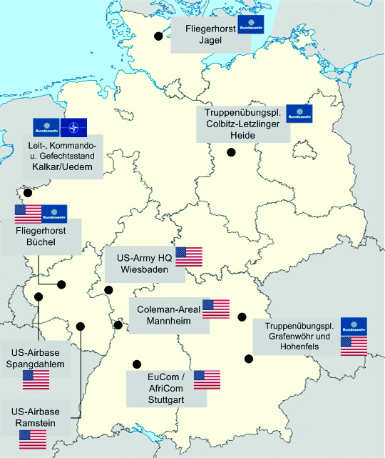 US Military Bases In Germany European Security Defence