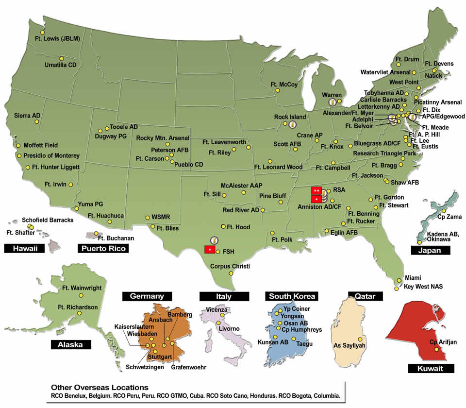 Us Military Bases Maps