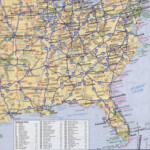 US Road Map Interstate Highways In The United States Interstate