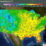 US Weather Current Temperatures Map Celsius WeatherCentral
