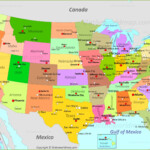 USA Map Maps Of United States Of America With States State Capitals