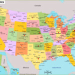 USA Map Maps Of United States Of America With States State Capitals