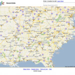 Usa Map With States And Cities Google Maps Printable Map