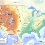 USA Mountains Map US Mountain Ranges Map