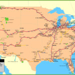 USA Railway Map