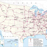 USA Road Network Map Tourist Map Usa Road Map Travel Maps