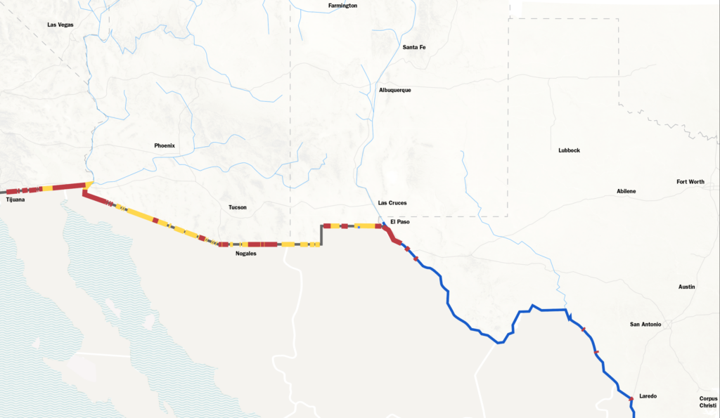 USA TODAY NETWORK Map Gives Unprecedented Look At U S Mexico Border 