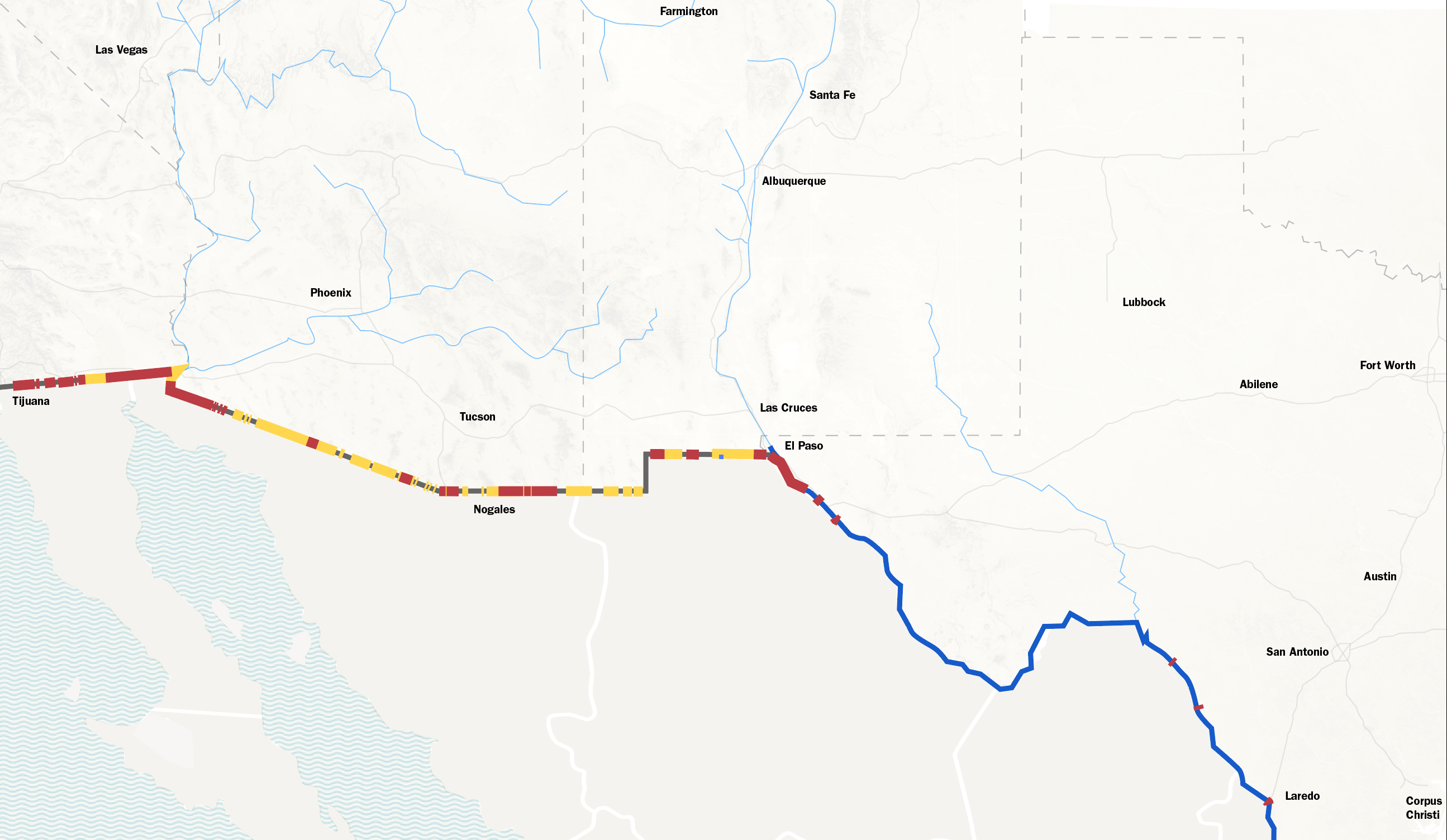 USA TODAY NETWORK Map Gives Unprecedented Look At U S Mexico Border