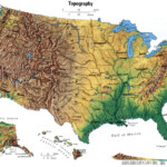 USA Toporaphical Map Detailed Large Scale Free Topo United States