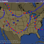 Weather Fronts Current And Forecasted Frontal Positions Weather Fronts Weather Current