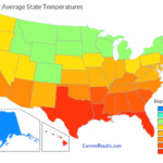 Weather Heat Map United States Printable Map