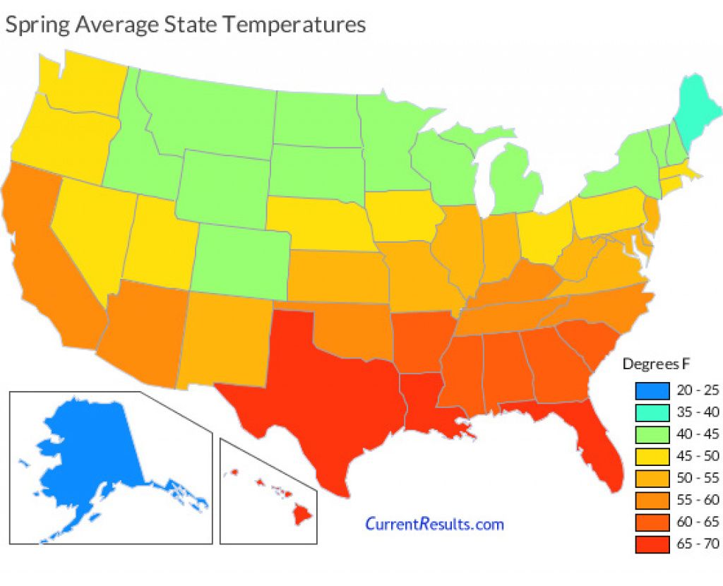 Weather Heat Map United States Printable Map