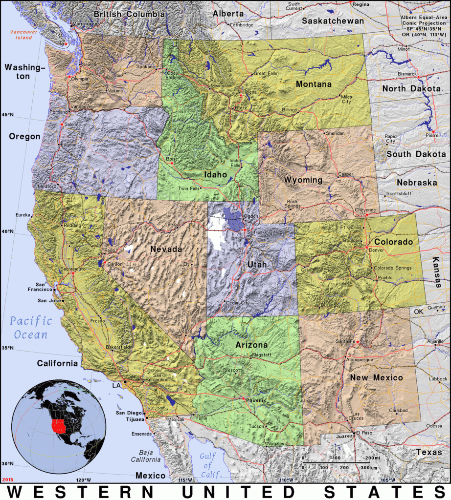 Western United States Public Domain Maps By PAT The Free Open 